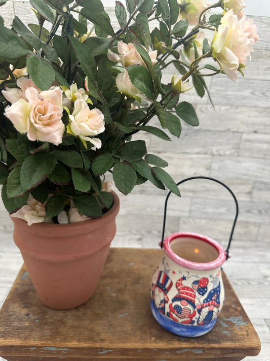 4th of July Gnomes Hanging Tealight Holder