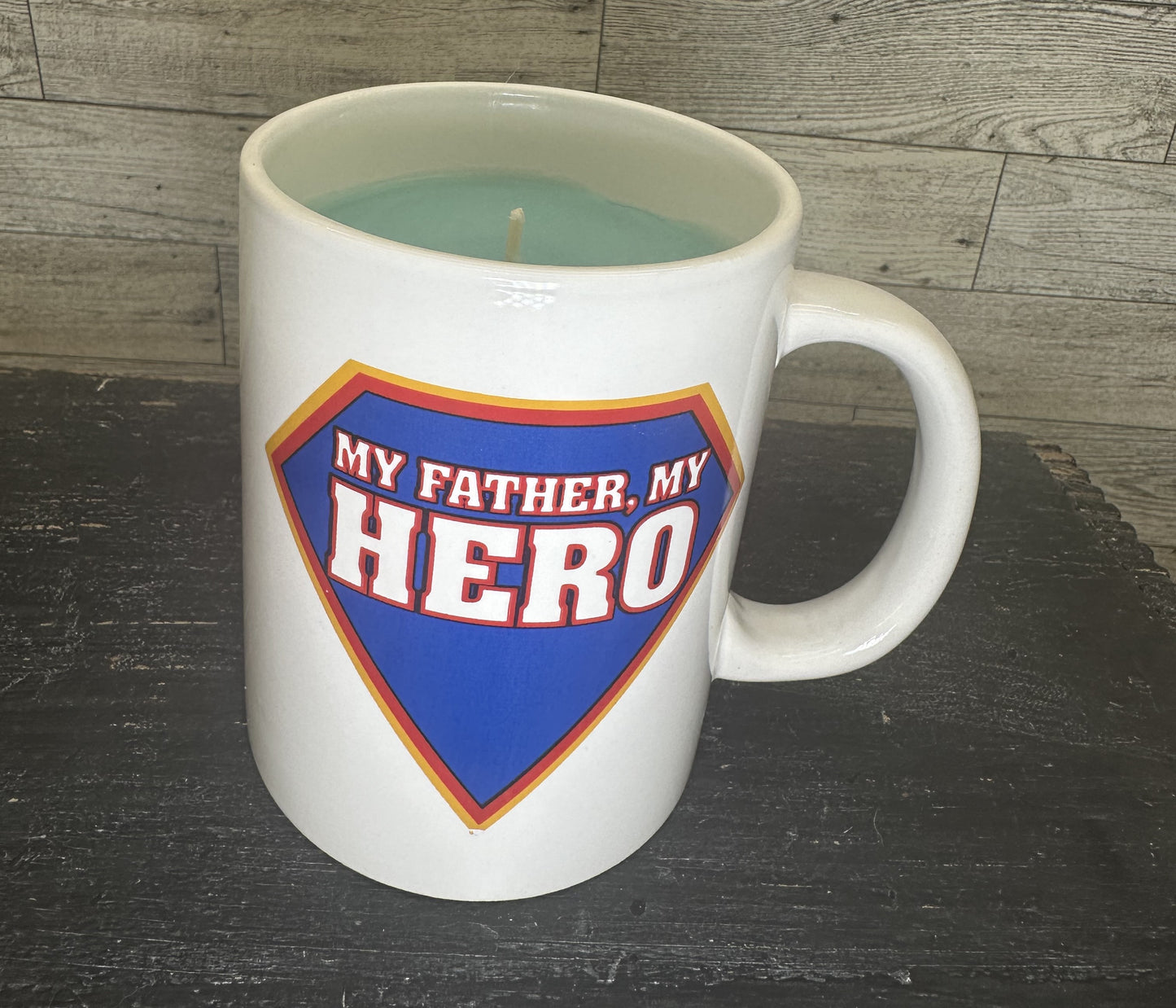 My Father, My Hero Soy Wax 12 oz Candle in a Mug