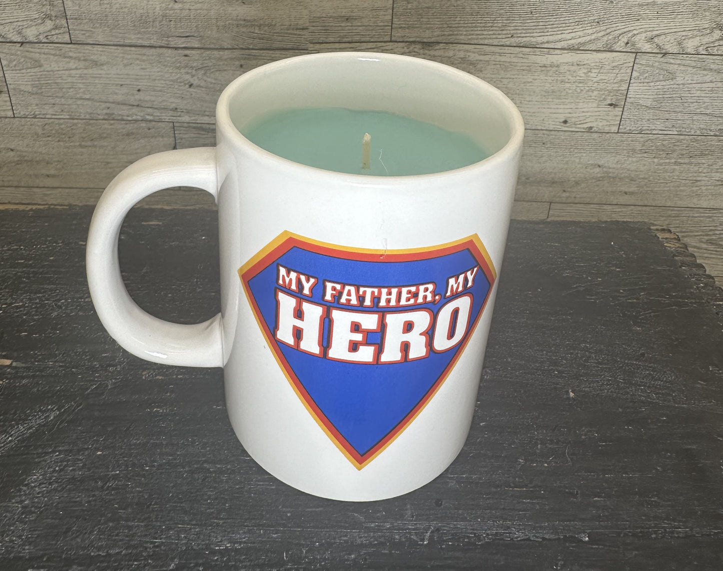 My Father, My Hero Soy Wax 12 oz Candle in a Mug