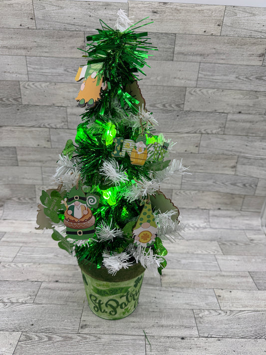 St. Patrick's Day Knome Light Up Tree