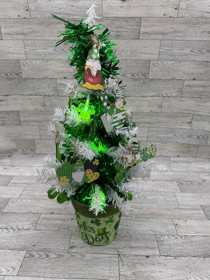 St. Patrick's Day Knome Light Up Tree