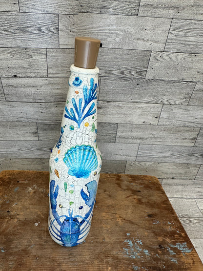 Lobster/Sea Shells Small Light Up Bottle