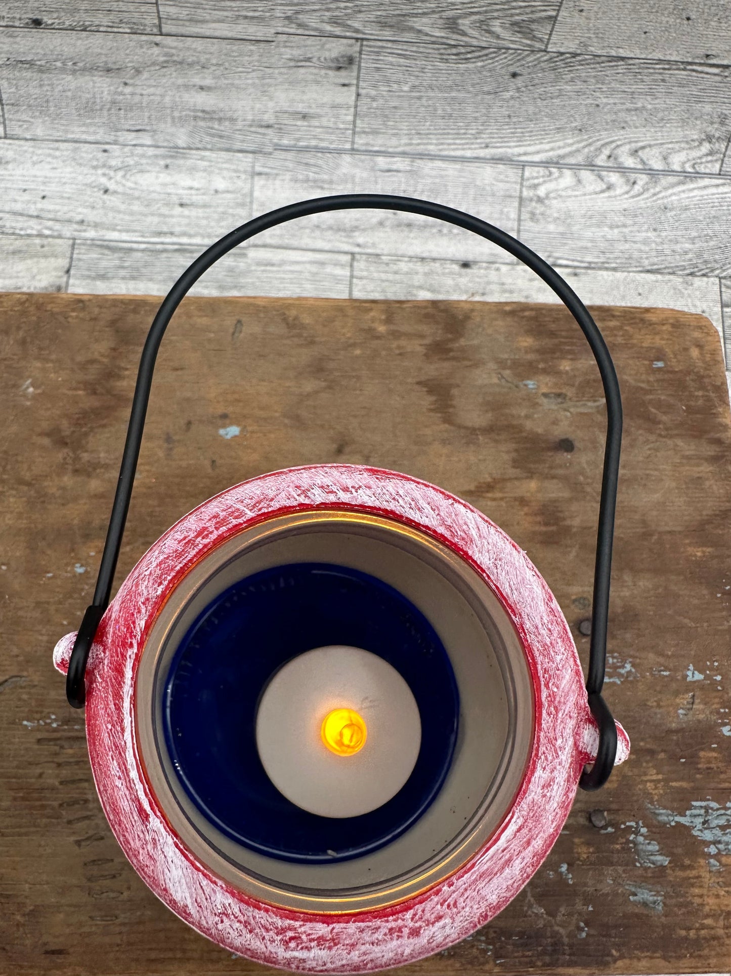 4th of July Gnomes Hanging Tealight Holder