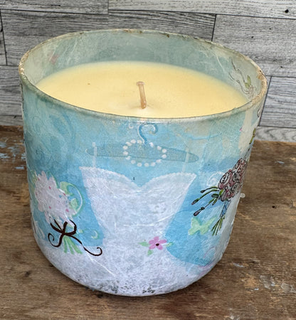 16 oz Buttercream Vanilla Candle - Wedding "Bride" Theme